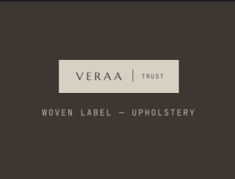 VERAA Upholstery Label